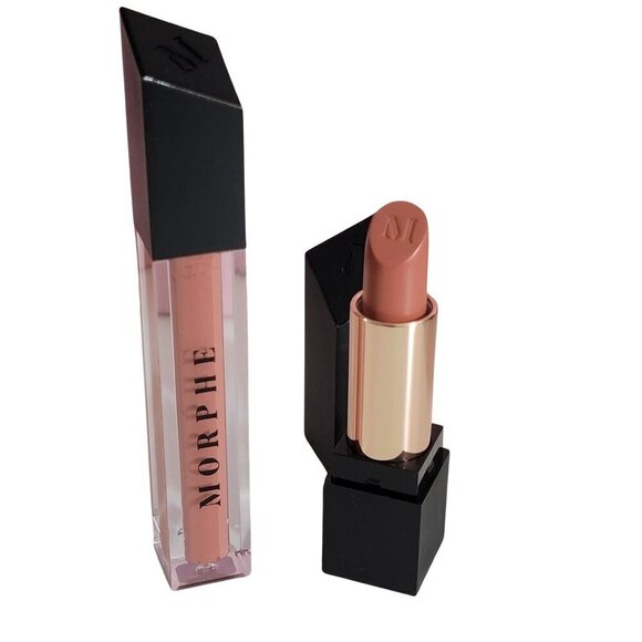 Morphe Lipstick and Lip Gloss Duo NEW Kissy Face and Sing Along - Picture 12 of 12